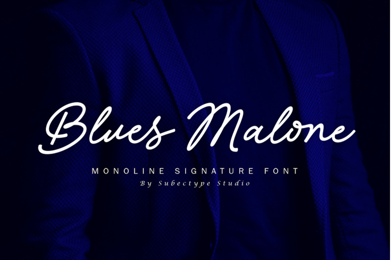 blues-malone-monoline-signature-font