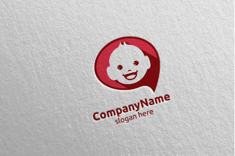 cute-baby-smile-logo-design-4