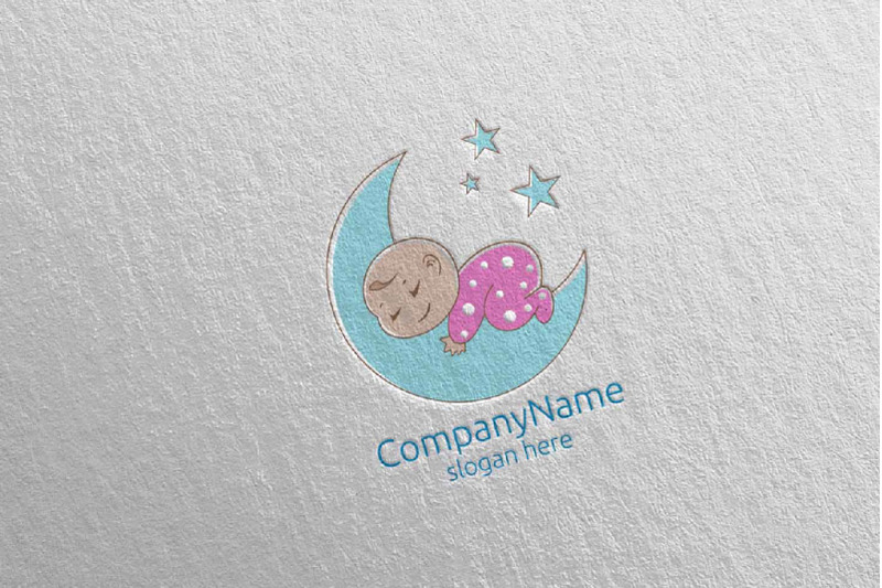 cute-baby-sleep-logo-design-9