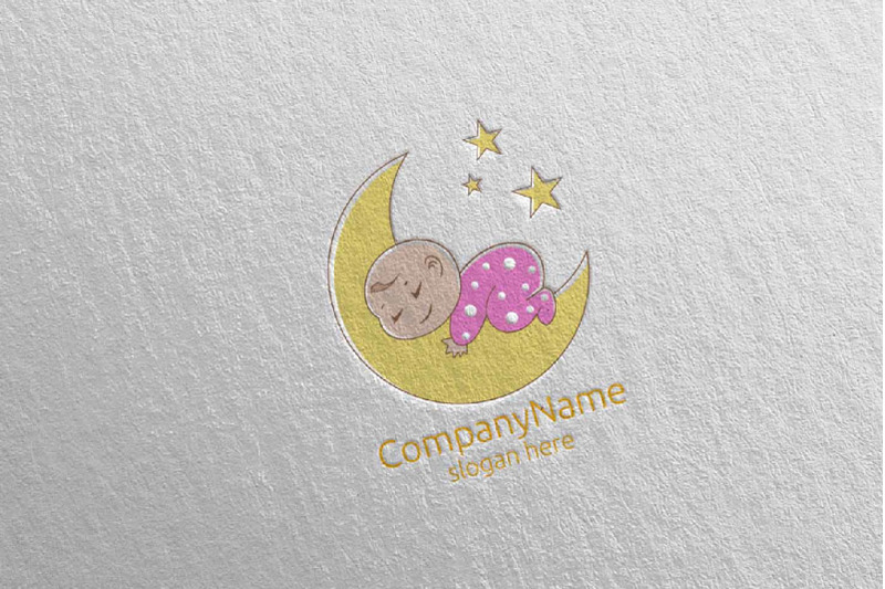 cute-baby-sleep-logo-design-9