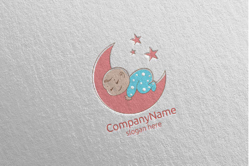 cute-baby-sleep-logo-design-9