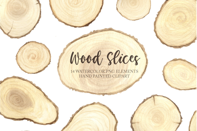 watercolor-wooden-slices-set