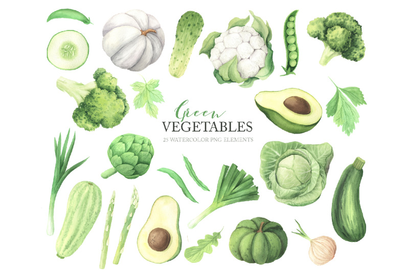 watercolor-green-vegetables-clipart