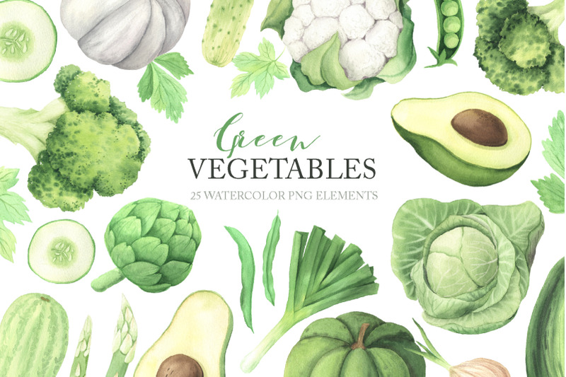 watercolor-green-vegetables-clipart