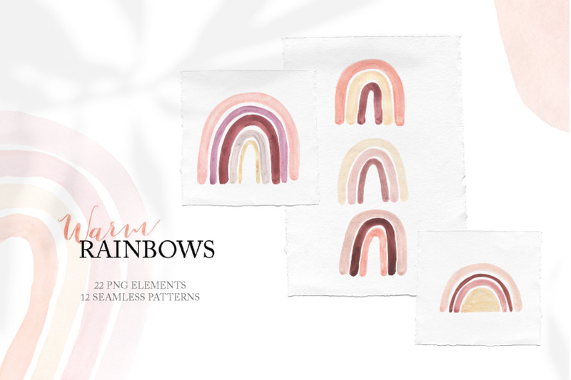 watercolor-boho-rainbows-set