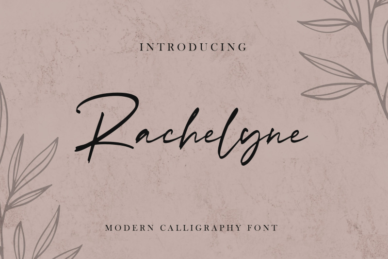 rachelyne-modern-calligraphy-font