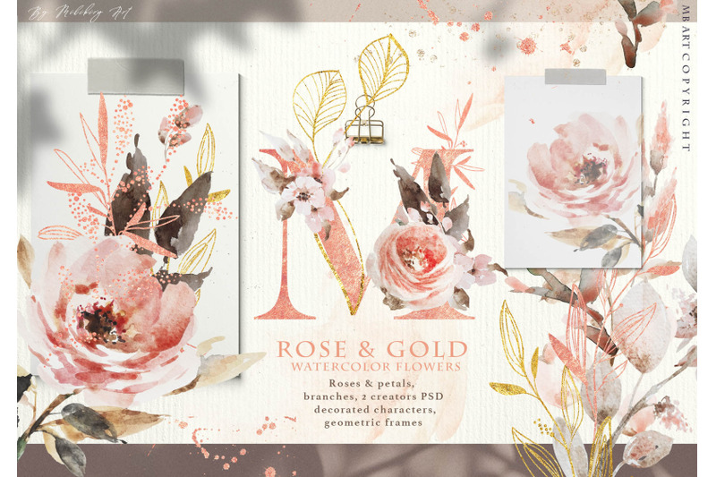 rose-gold-arrangements