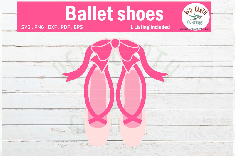 ballerina-shoes-with-bow-ballet-slippers-with-bow-svg-png