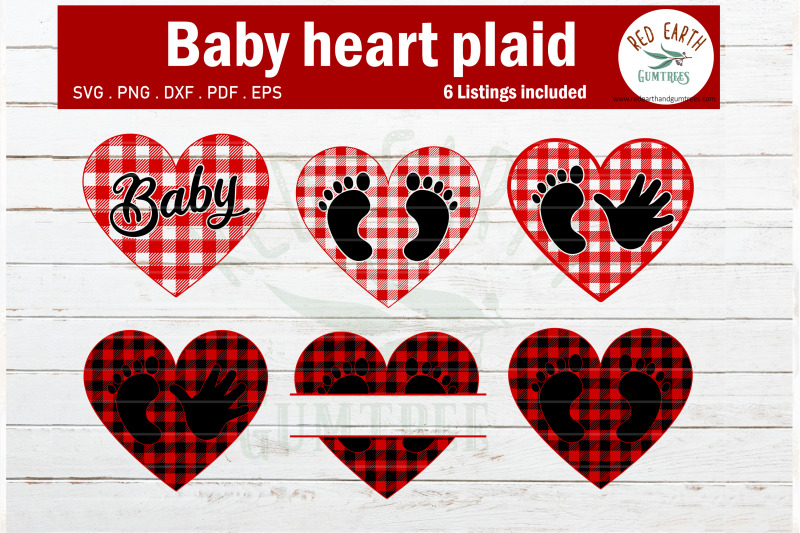 plaid-pattern-baby-hand-and-feet-heart-gingham-svg-png-dxf