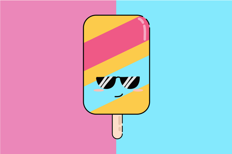 kawaii-cute-cool-smile-ice-cream