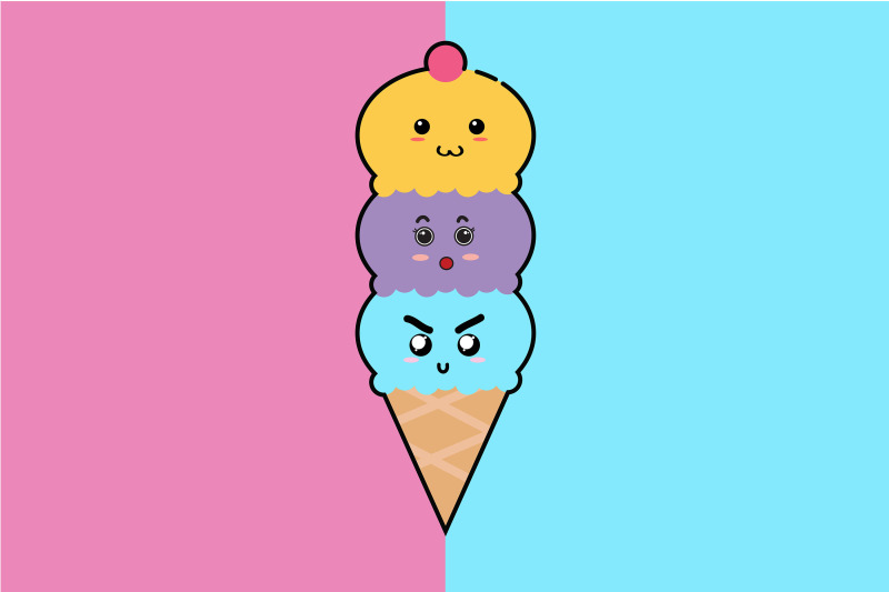 kawaii-cute-3-cup-of-ice-cream