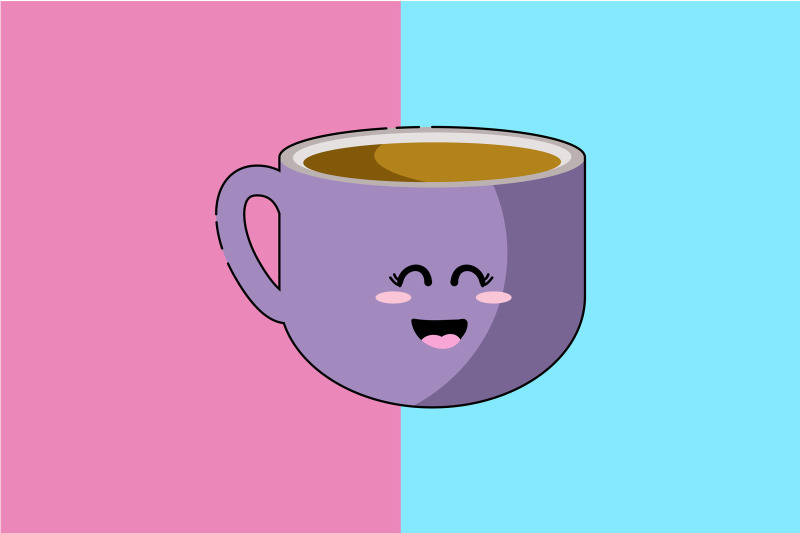 kawaii-cute-laughing-cup-coffee