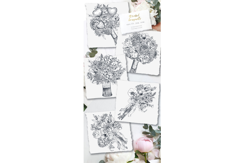vector-wedding-floral-collection