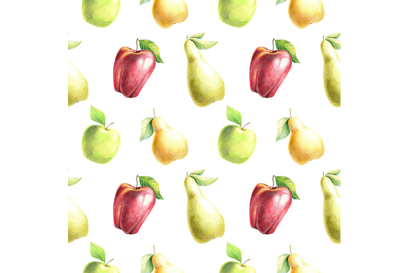 fruit-seamless-pattern-with-apples-and-pears