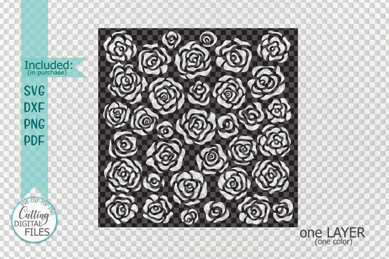 floral-roses-square-pattern-stencil-svg-dxf-laser-cut-file-template