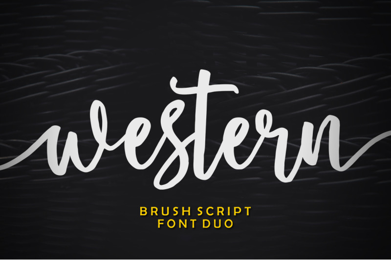western-font-duo