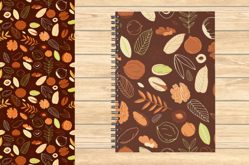 nuts-seamless-patterns