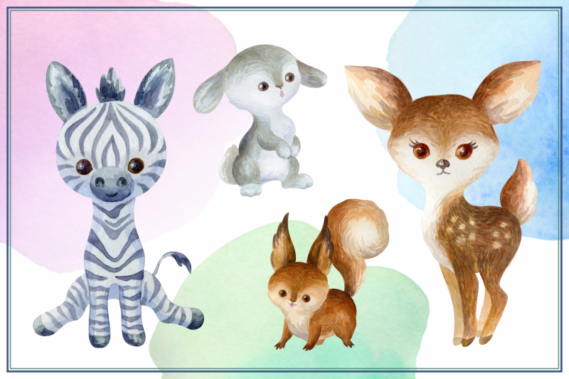 baby-animals-bundle-watercolor-clip-arts