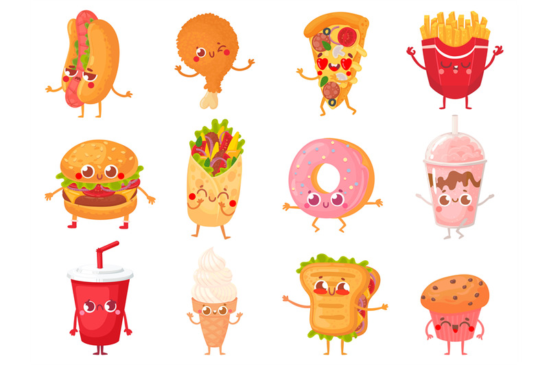 cartoon-fast-food-mascots-street-food-character-french-fries-and-piz