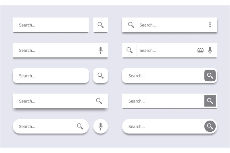 search-bar-searching-panel-website-ui-bars-with-shadows-and-quick-se