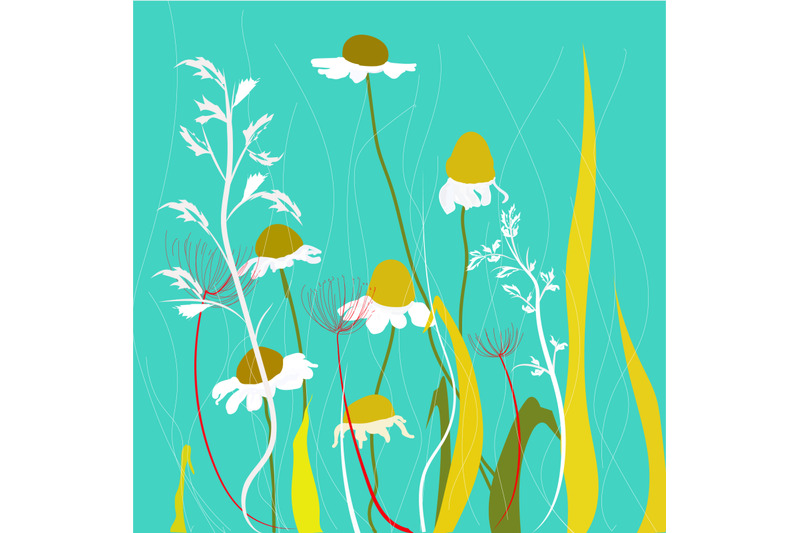 vector-spring-illustration-of-flowers-and-chamomiles