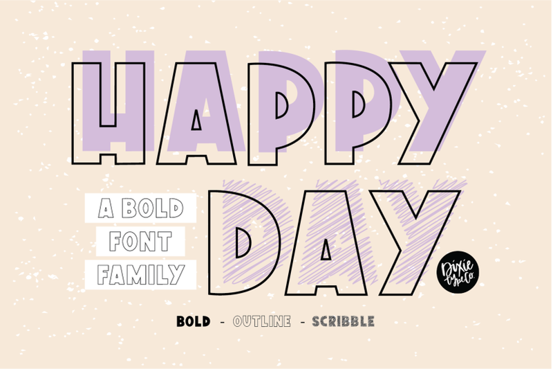 happy-day-a-bold-font-family