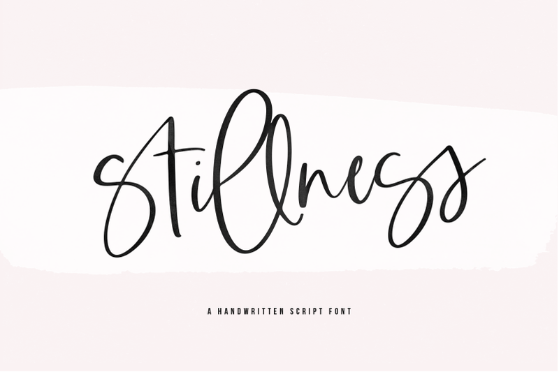 stillness-handwritten-script-font