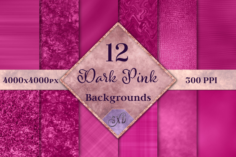 dark-pink-backgrounds-12-image-textures-set