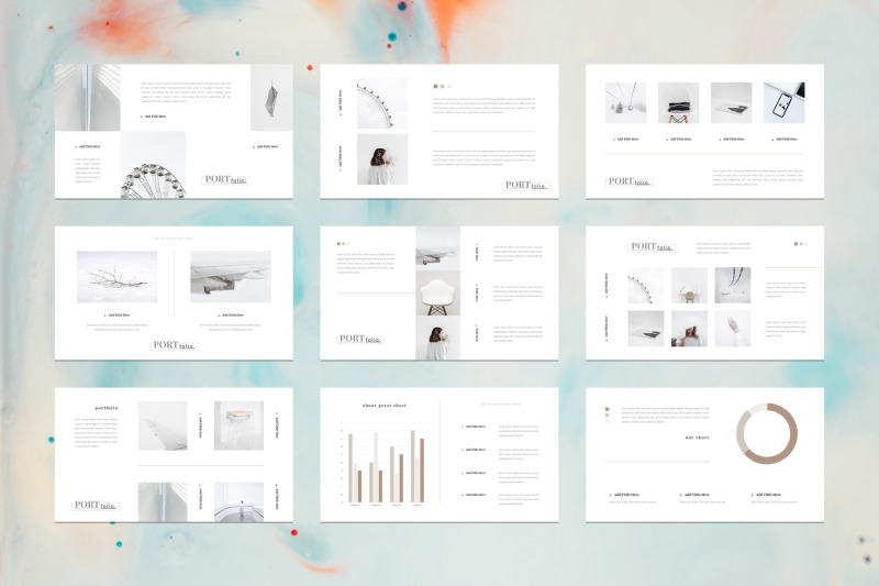 card-portfolio-powerpoint-template