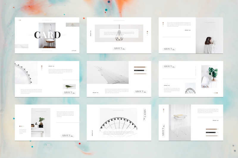 card-portfolio-powerpoint-template