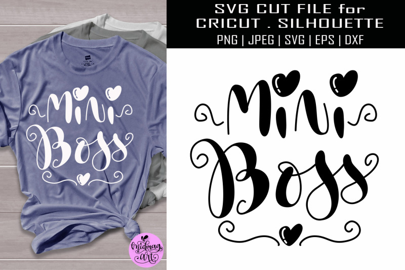 Download Mini boss svg, baby shirt svg By Midmagart | TheHungryJPEG.com