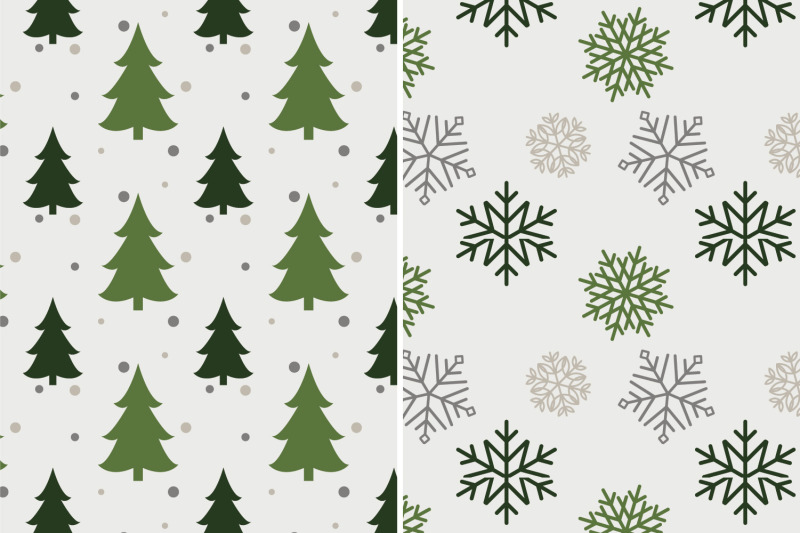 10-seamless-christmas-patterns-set-2