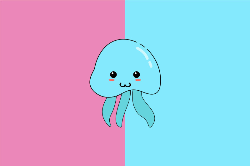 kawaii-cute-blue-jelly-fish