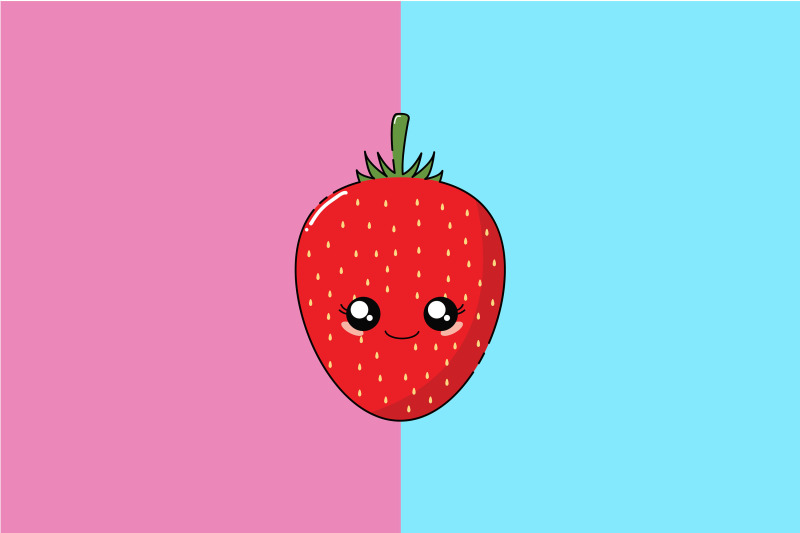 kawaii-cute-smile-strawberry