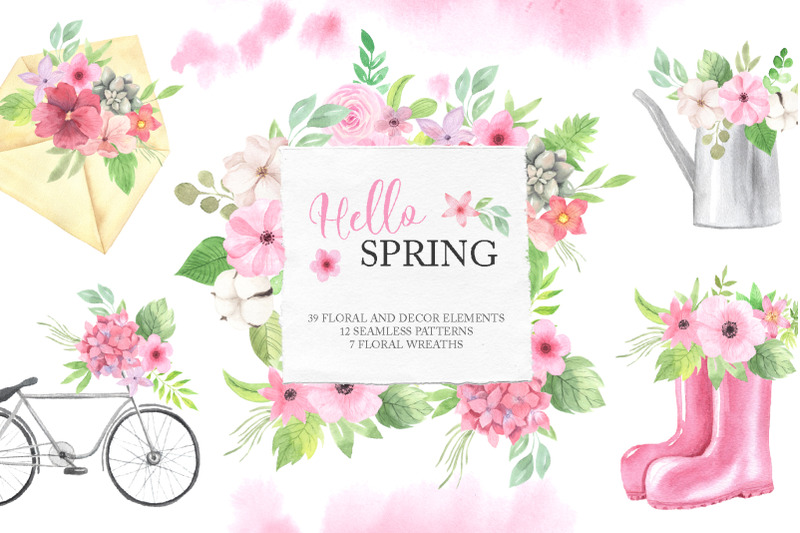 watercolor-spring-floral-collection