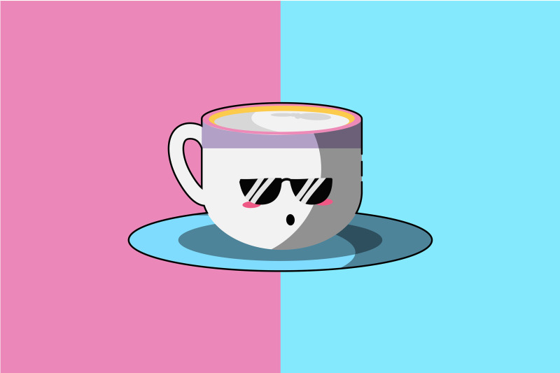 kawaii-cute-glasses-cup-coffee