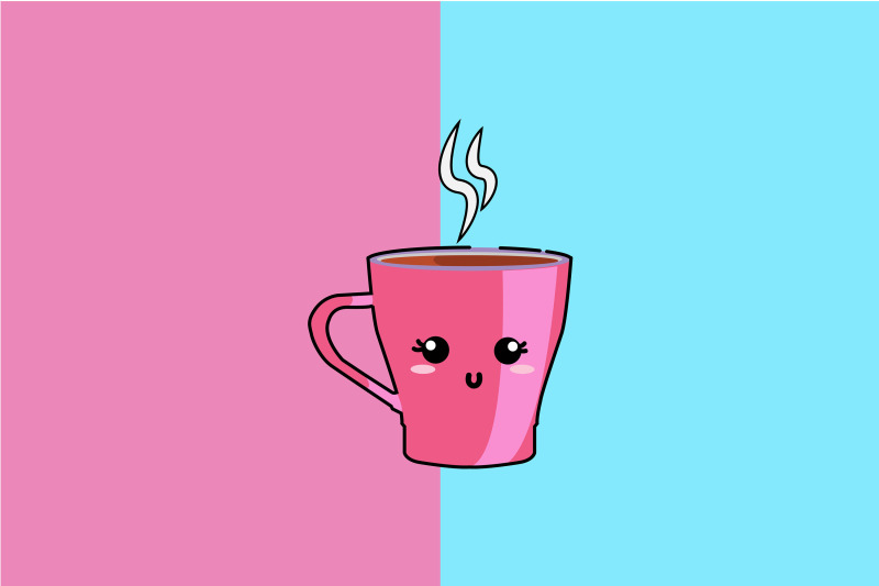 kawaii-cute-hot-smile-cup-coffee