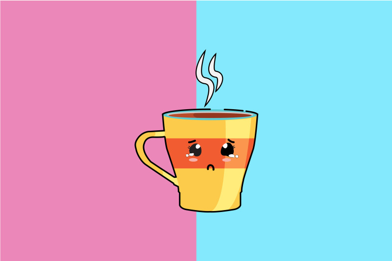 kawaii-cute-hot-cup-coffee