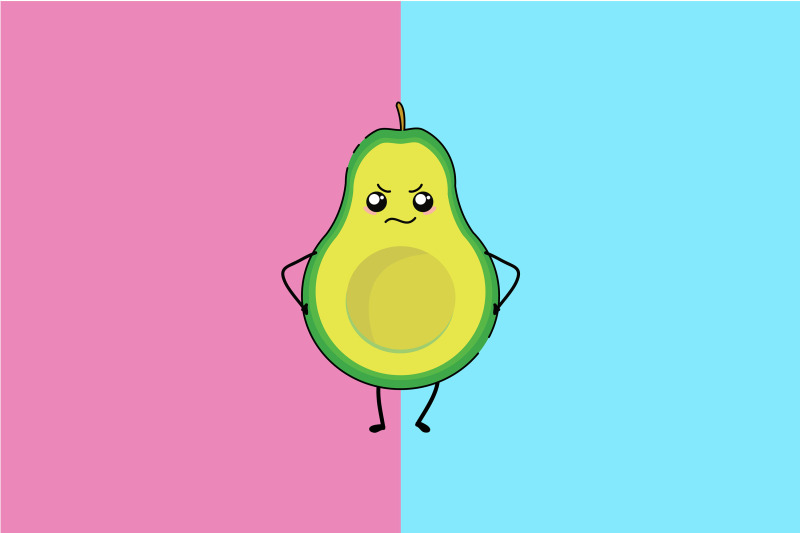 kawaii-cute-angry-avocado