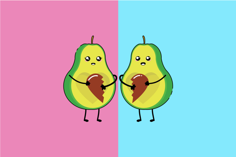 kawaii-cute-broken-heart-avocado