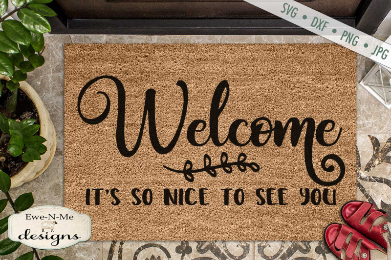 welcome-so-nice-to-see-you-door-mat-svg