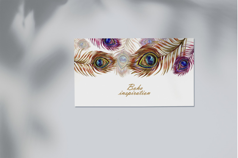 watercolor-peacock-feather-frame