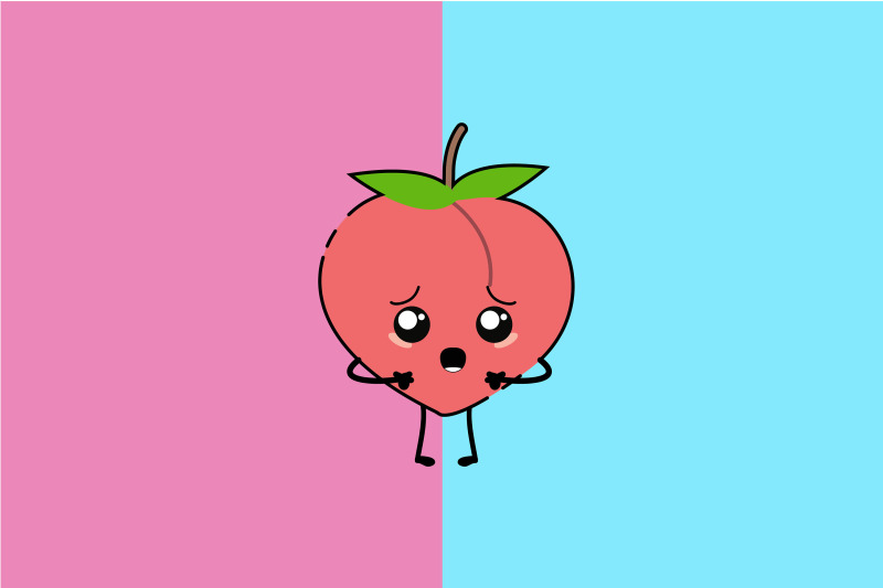 kawaii-cute-peach-art-character