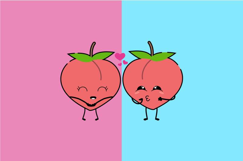 kawaii-cute-couple-peach