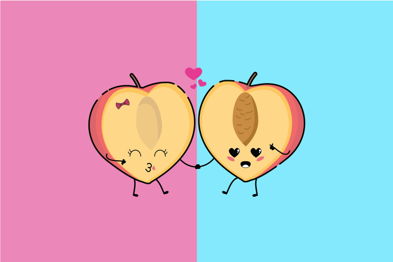 kawaii-cute-couple-peach