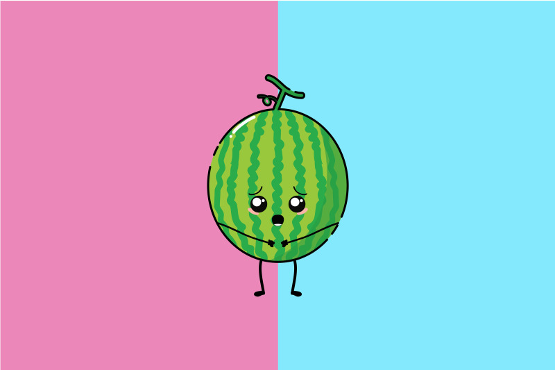kawaii-cute-sad-watermelon