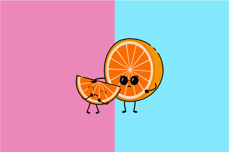 kawaii-cute-orange-couple-art