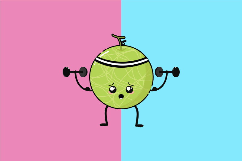 kawaii-cute-workout-melon