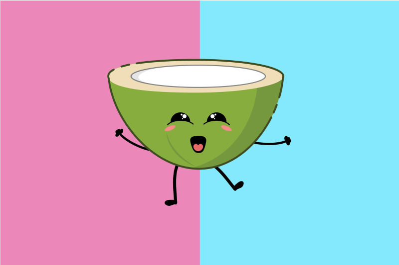 kawaii-very-happy-coconut