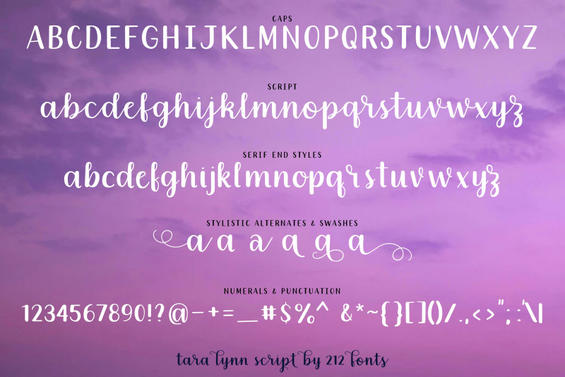 tara-lynn-script-swash-font-with-tons-of-alternates